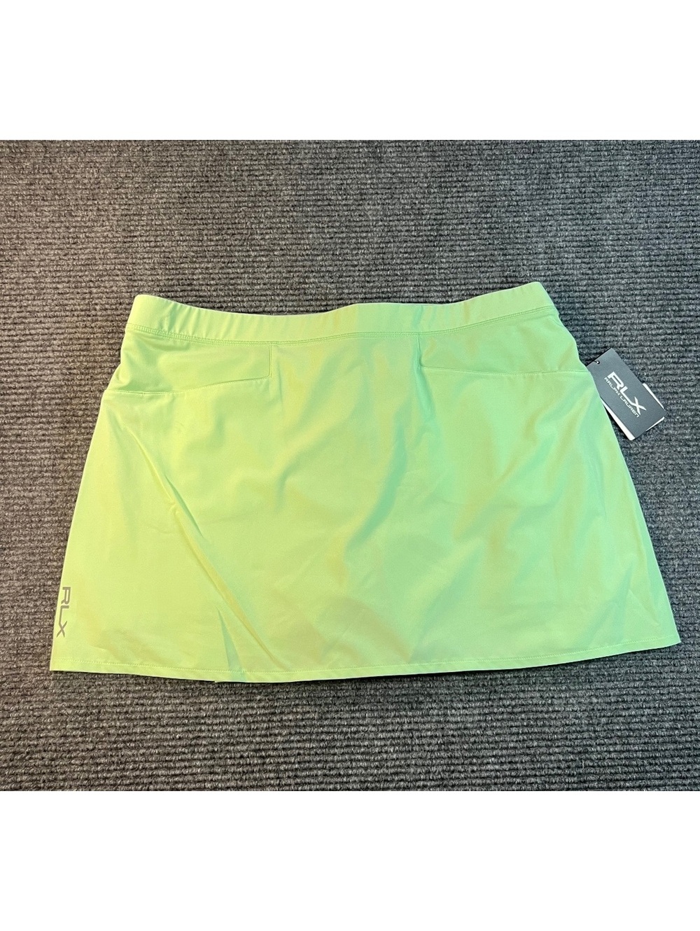 NWT RLX Ralph Lauren women’s back pleated golf skort Pastel Mint S XL MSRP $138